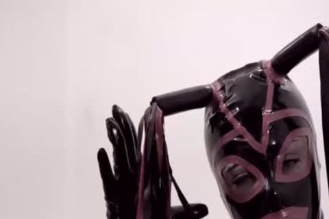 wild Latex shemale pounds