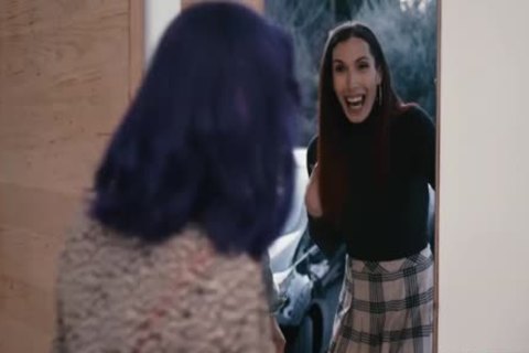 dirty TS Lets The dark Boyfriend Of Her Sister nail Her butthole