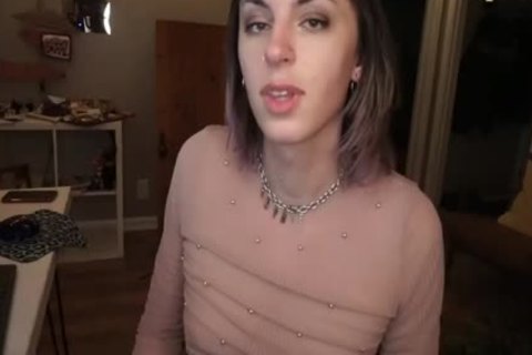 delicious Face shemale With small penis Teases On cam