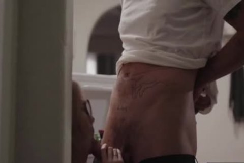 slender blonde Tbabe Crystal Thayer Rides Chris penis In sofa