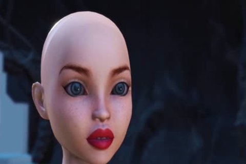 Alien Dickgirl hammers A Sex Servant In The Mystical Cave On The Exoplanet