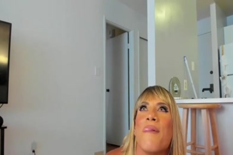 sleazy large Shafted TBabe Hard Stroking On web camera Part 2