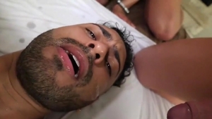 Six trannies sperm Blast One man