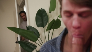 Accidental Gangbang: Sneaking a Peek at Trannys