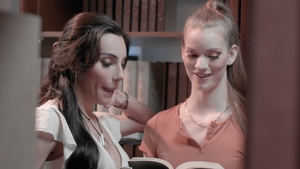 Transfixed: Flirting Through Bookshelf Gaps